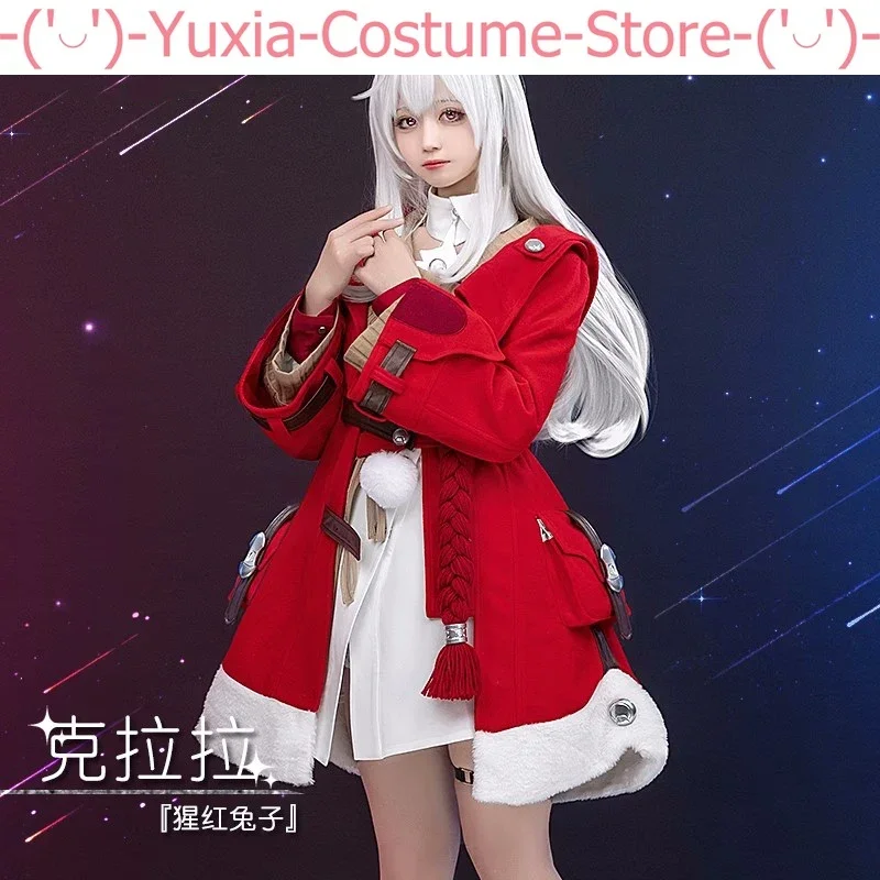 Anime! Honkai: Star Rail Clara Game Suit Gorgeous Lovely Uniform Cosplay Costume Halloween Carnival Party Outfit Women