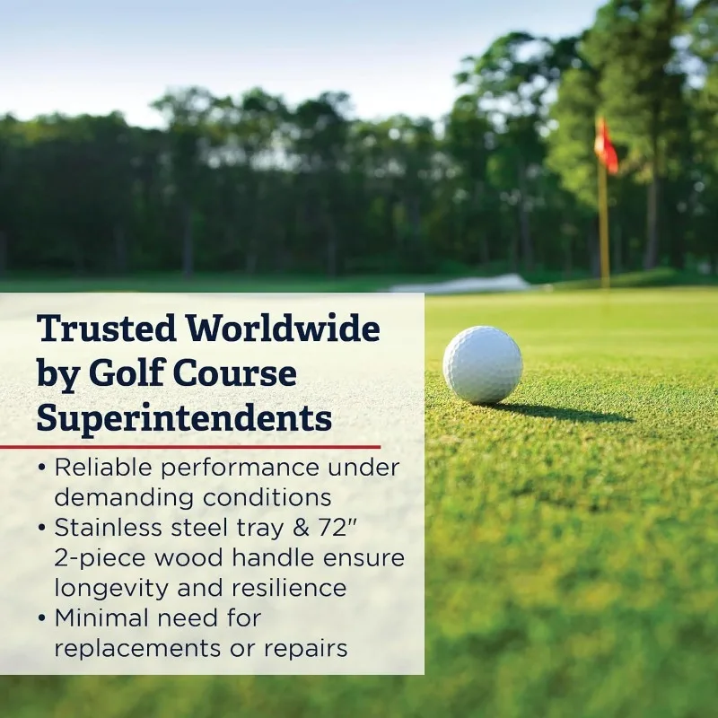 Levelawn Pro – 36" Rasen-Nivellierrechen mit 72" Griff |   Mühelos ebene Golfkurse, Rasen und Gärten |   Einfache Montage