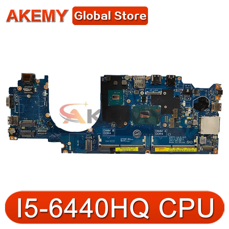 

For DELL HighPerformance Mainboard LA-E141P Laptop Motherboard Latitude 5480 E5480 07W358 01R39G CPU i3 i5 i7 100% Tested