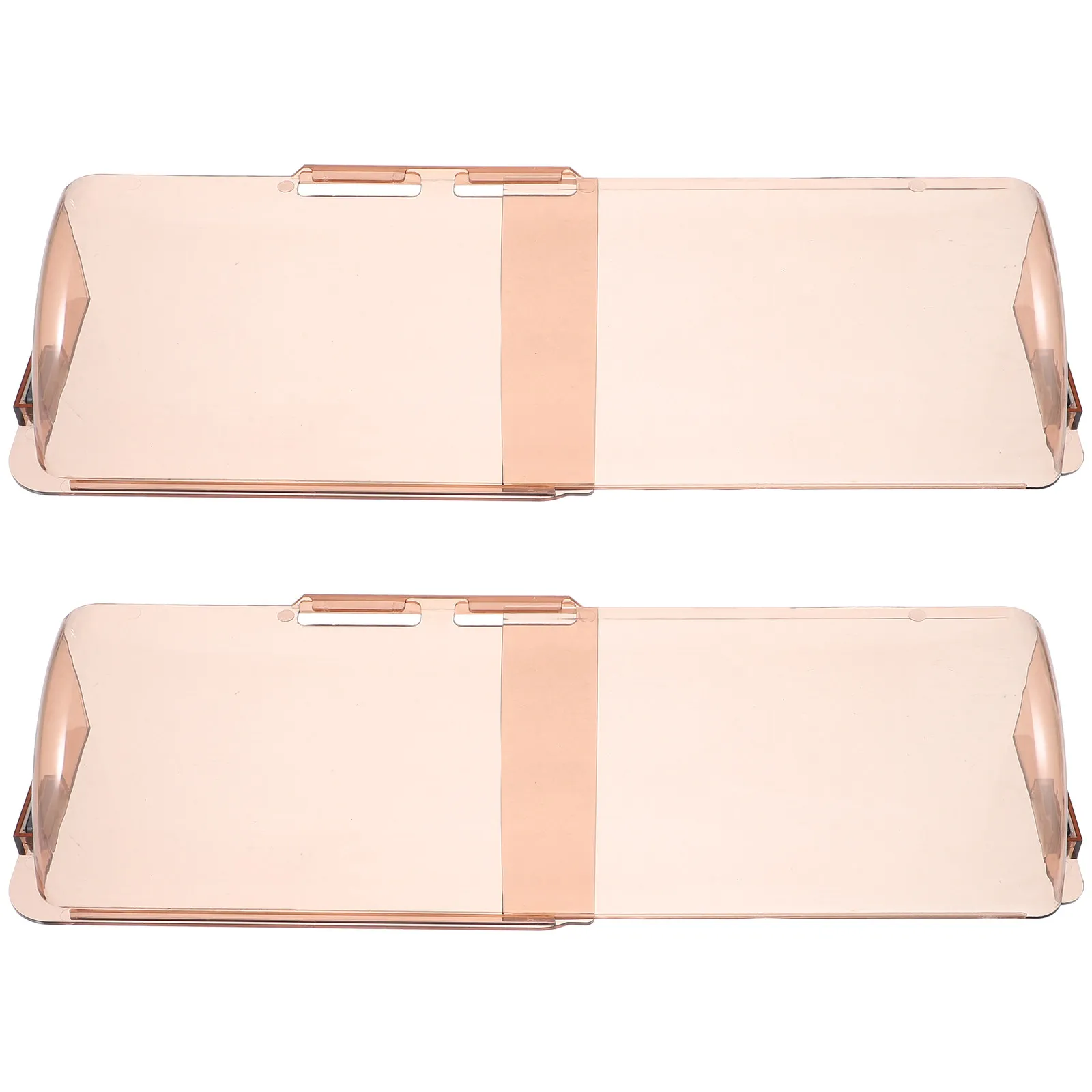 2Pcs Air Conditioner Baffle Adjustable Windshield Anti-Blowing Board Universal Air Deflector for Household Use