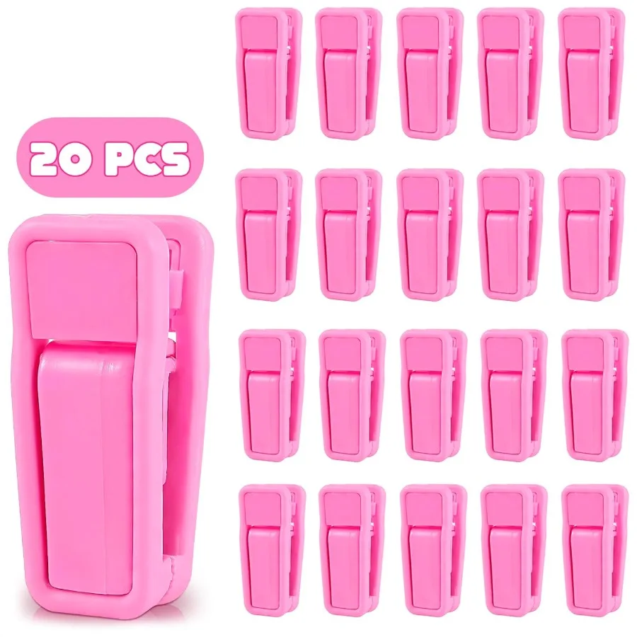 

20Pcs Baby Hanger Clips for Baby Clothes - Baby Hangers Clips Pink Clothes Pins Hangers Clips for Hanging Clothes Hanger Clips