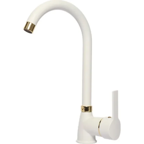 E.M.A. White Gold Kitchen Faucet