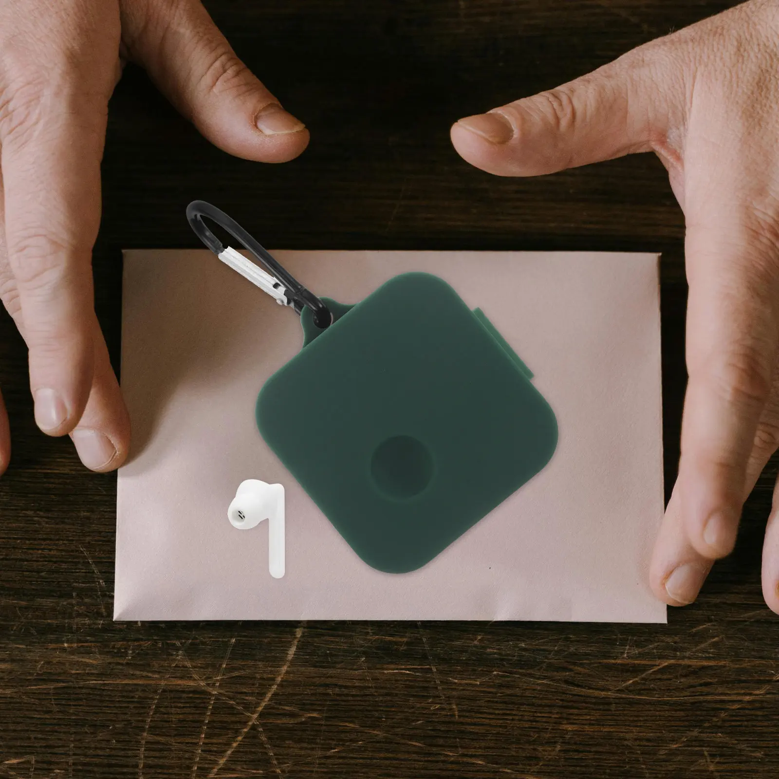 

Silicone Earbud Case Cover Compatible Nothing Ear 2024 Wireless Earphones Protective Shockproof Dustproof Earbuds Case Carabiner