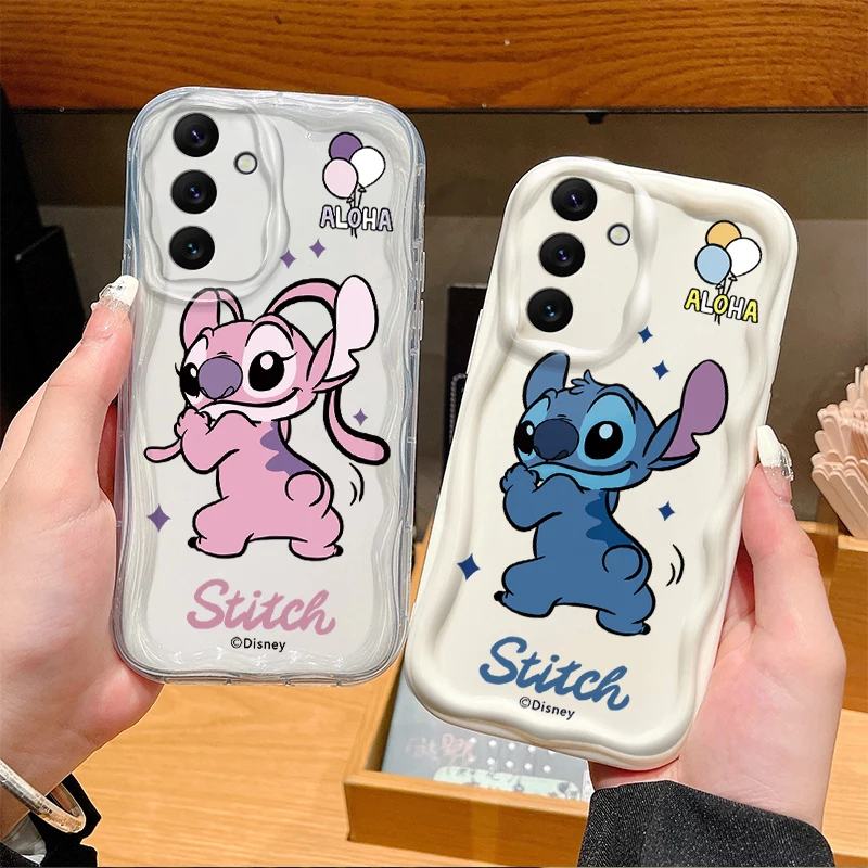 ديزني غرزة الملاك الحال بالنسبة لسامسونج غالاكسي A16 A06 A55 A35 A25 A15 A05 A05S A54 A34 A24 A14 A73 A53 A33 A23 A13 A52 A32 A22 #1