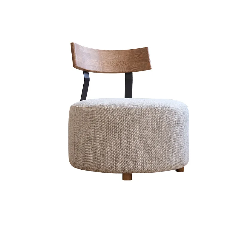 

Solid wood, stool, backrest, ash wood, household, small stool, low stool, small chair, children