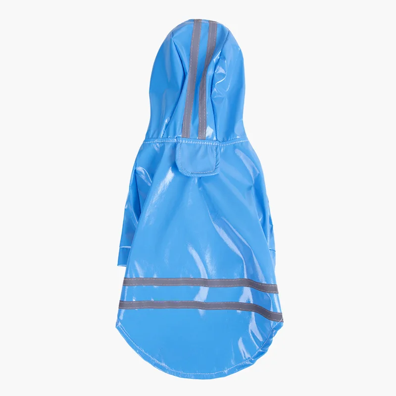 Hundekleidung mit Kapuze, Regenmäntel, reflektierender Streifen, Hunde-Regenmantel, wasserdichte Jacken, atmungsaktive Outdoor-Kleidung für Welpen, Regenmantel – Detail 4