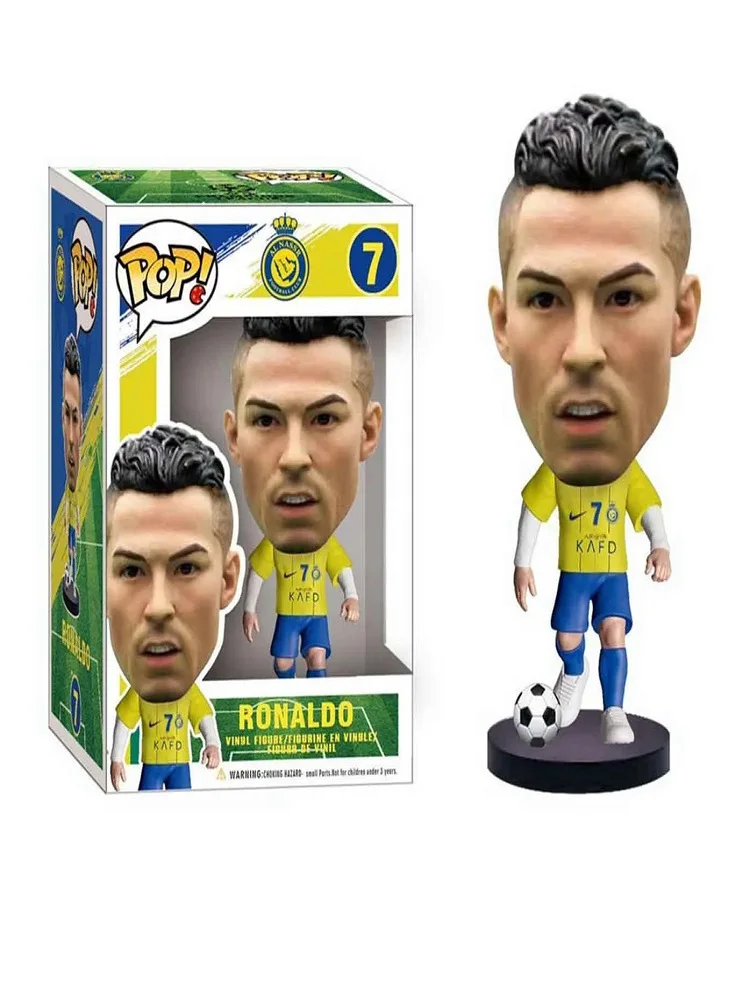 Real life Ronaldo #7 Real Madrid Riyadh Juventus Manchester United Vinelli figure children decorate birthday