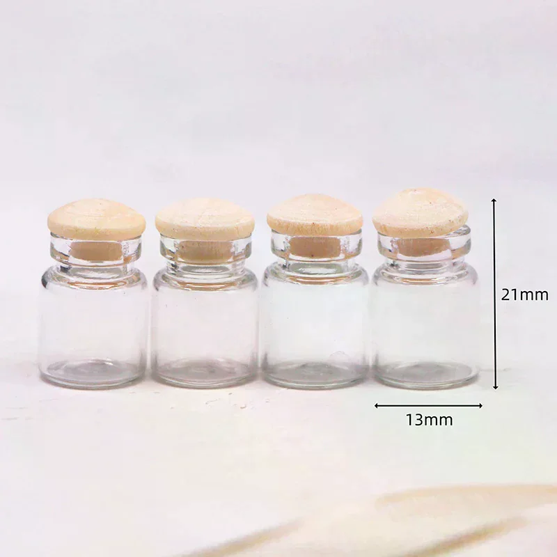 4 stks/set Poppenhuis Mini Snoeppot Keuken Voedsel Speelscène Transparante Opslagpot