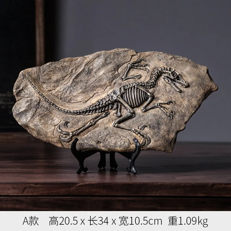 

Dinosaur Specimen Fossil Resin Statue Ornaments Science Museum Study Office Porch Shop Window Crafts Figurines Props Decors Gift