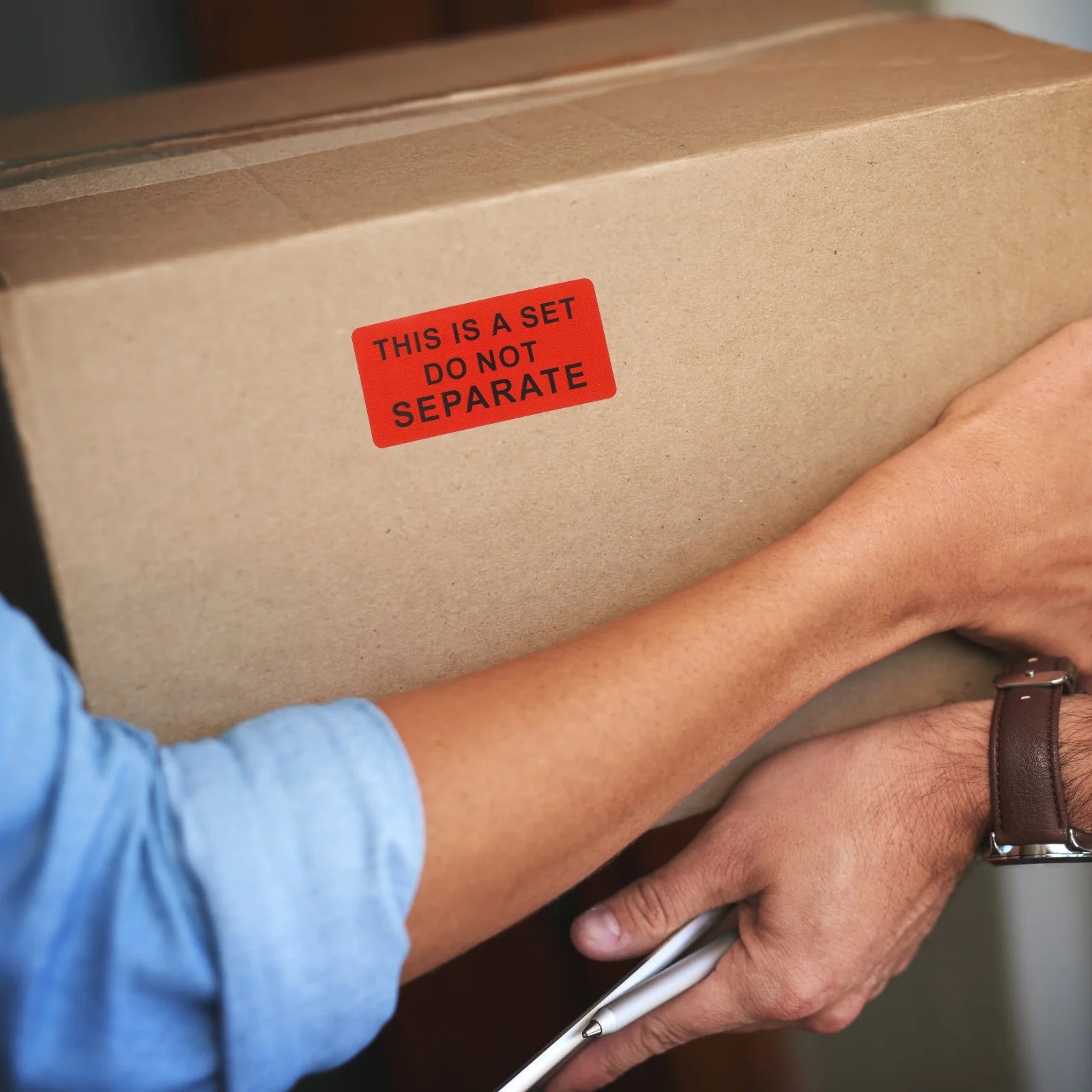 Set Do Not Remove Label Shipping Stickers Package Warning Decals Packing Labels