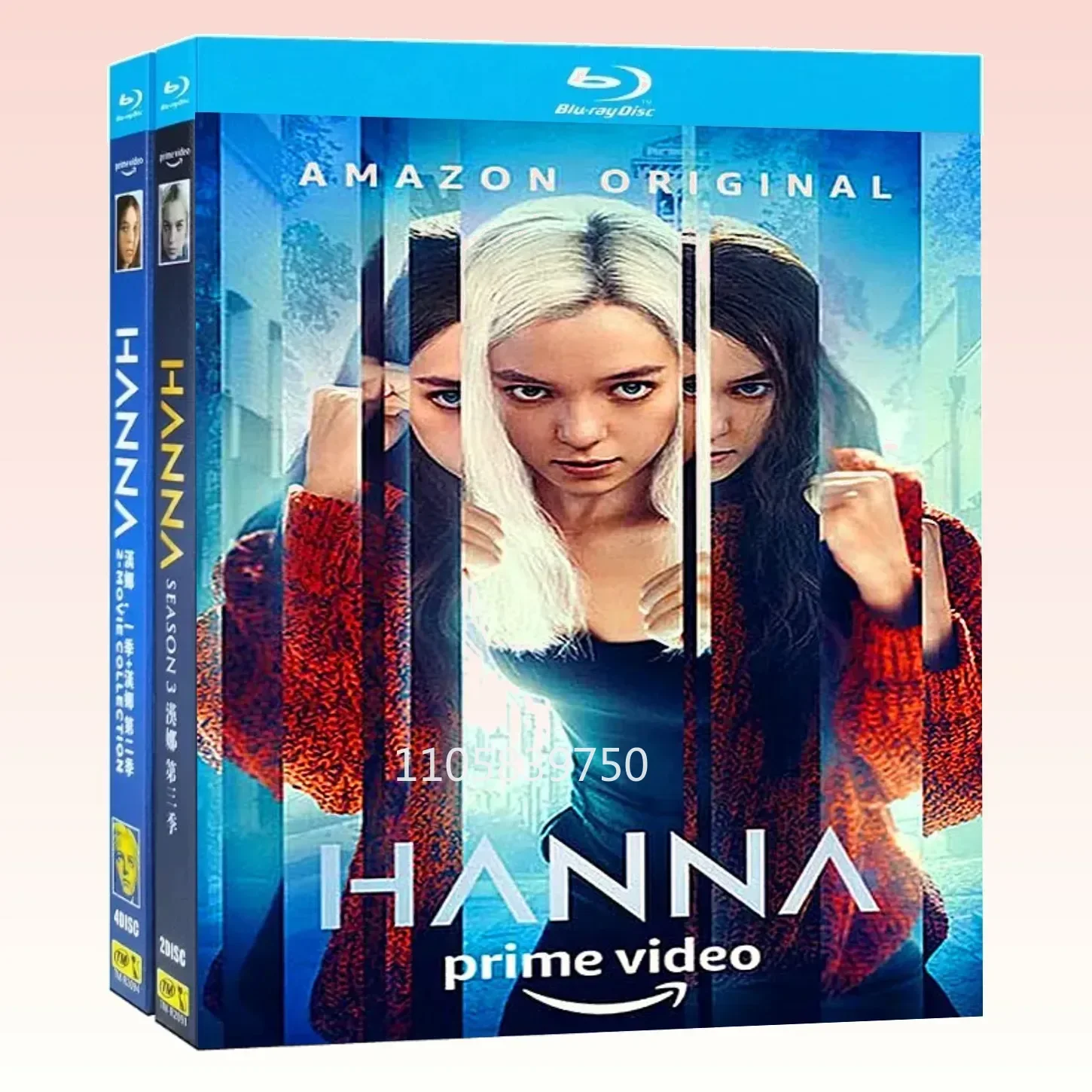hanna season 1-3：BD 6-Disc All Region New Box Set English Audio Blu-ray disc High Definition BD