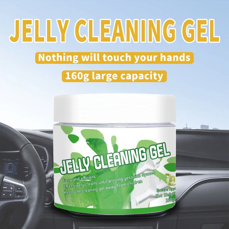 

Jelly Cleaning Gel Multifunction Car Air Vent Outlet Cleaning Mud Dashboard Laptop Cleaner Gel Car Gap Dust Dirt Clean Tool