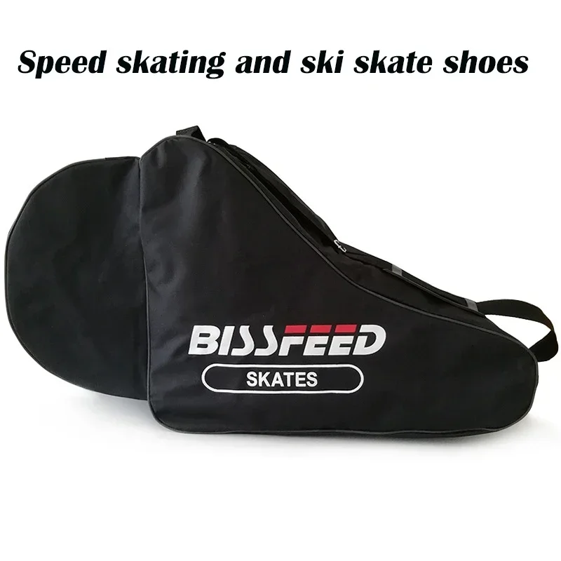 

Ice Skating Speed Roller Skate Shoes Bag Portable Single Room Shoulder Pad Oxford Nylon Single Shoulder Bag for Adult Children