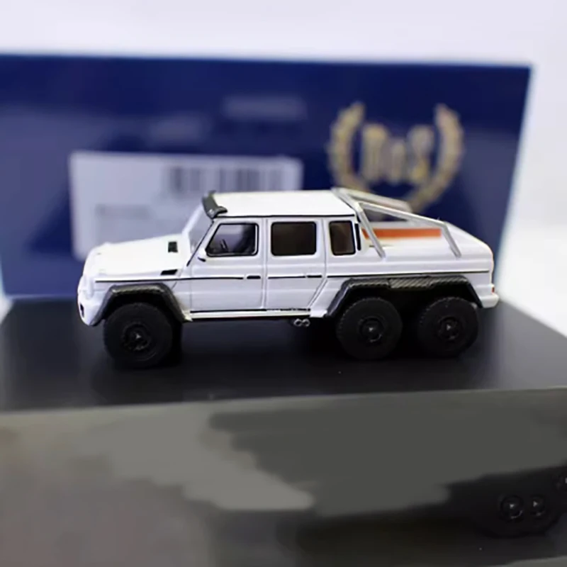 

1:87 Масштаб G63 Пикап Внедорожник 6x6 Имитация смолы Модель автомобиля Статический дисплей Коллекционная игрушка Подарочный орнамент Сувенир
