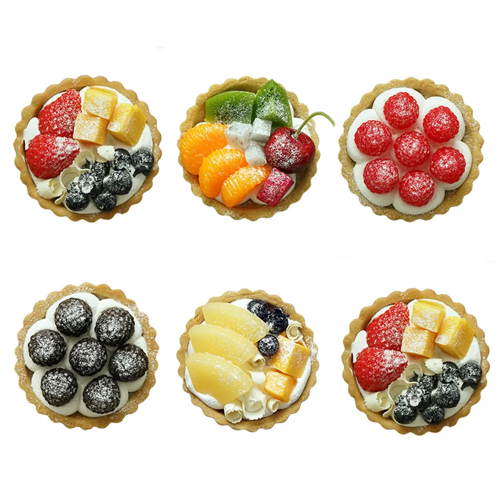 

simulation dessert food model shop store house decor Festive & Party Supplies blueberry strawberry fake artificial fruit tart