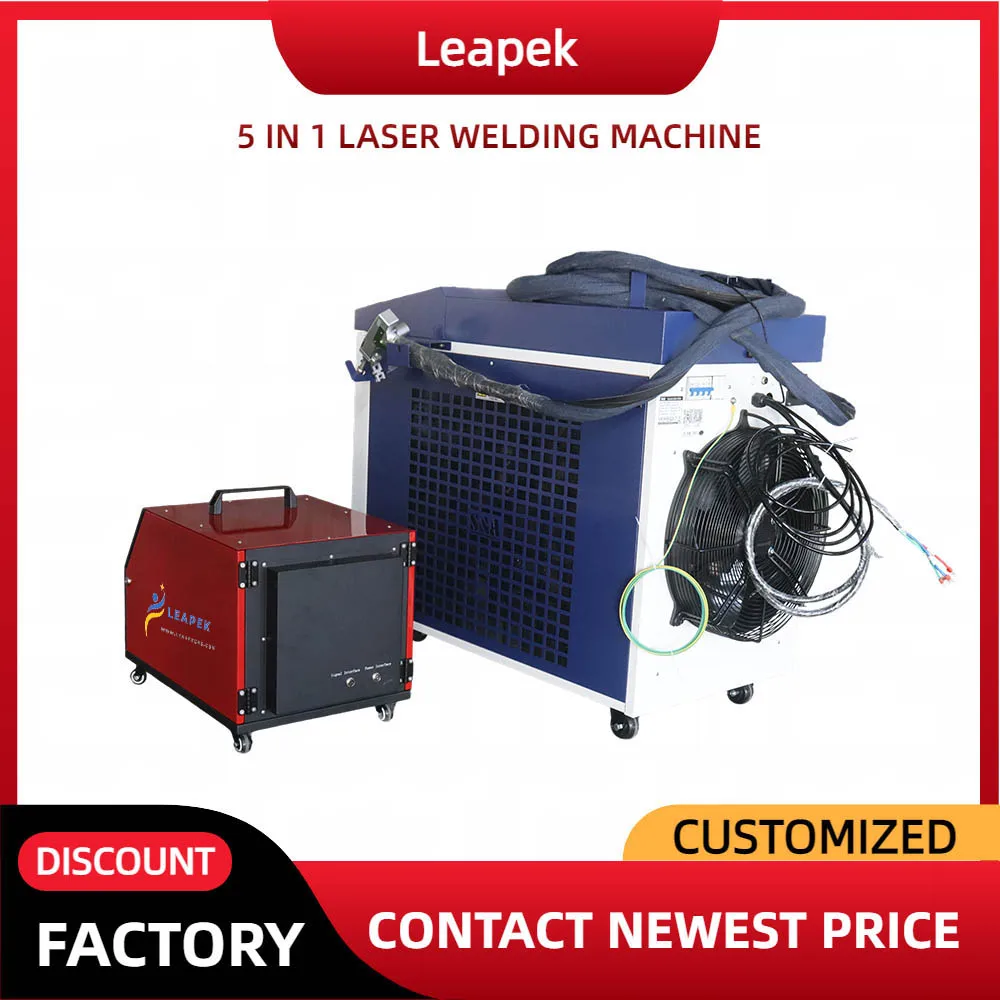 

5 in 1 Multifunction Metal Fiber Laser Welding Machine Relfar Battery Laser Welder