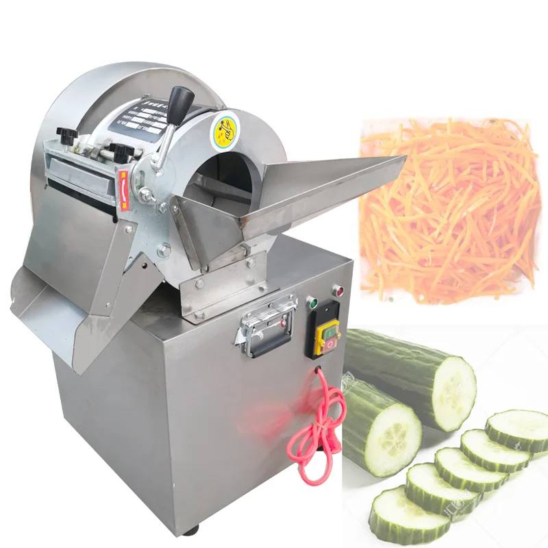 

Automatic Vegetable Cutting Machine For Cutting Ginger Bananas Potatoes Cucumbers Radishes Eggplants Into Thin Shredder Slices