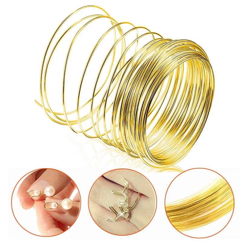 0.1mm/0.5mm/0.8mm/1.0mm/1.5mm/1.8mm2.0mm/ 2.5mm/3mm Dia Soft Raw Brass Wire For Model Craft Jewelry Findings DIY