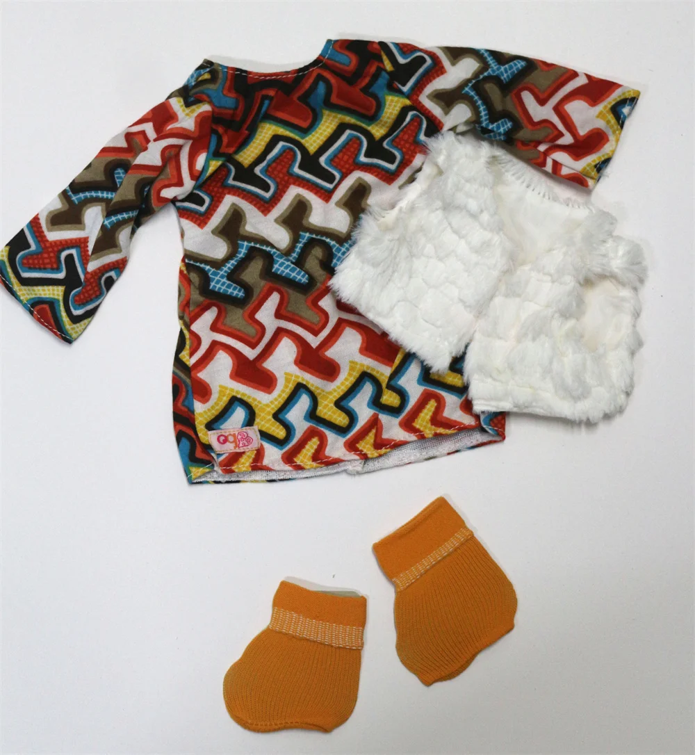 1 Set schöne Freizeitkleidung Puppenkleidung für 18-Zoll-amerikanische Puppen Viele Stile zur Auswahl A92 – Detail 5