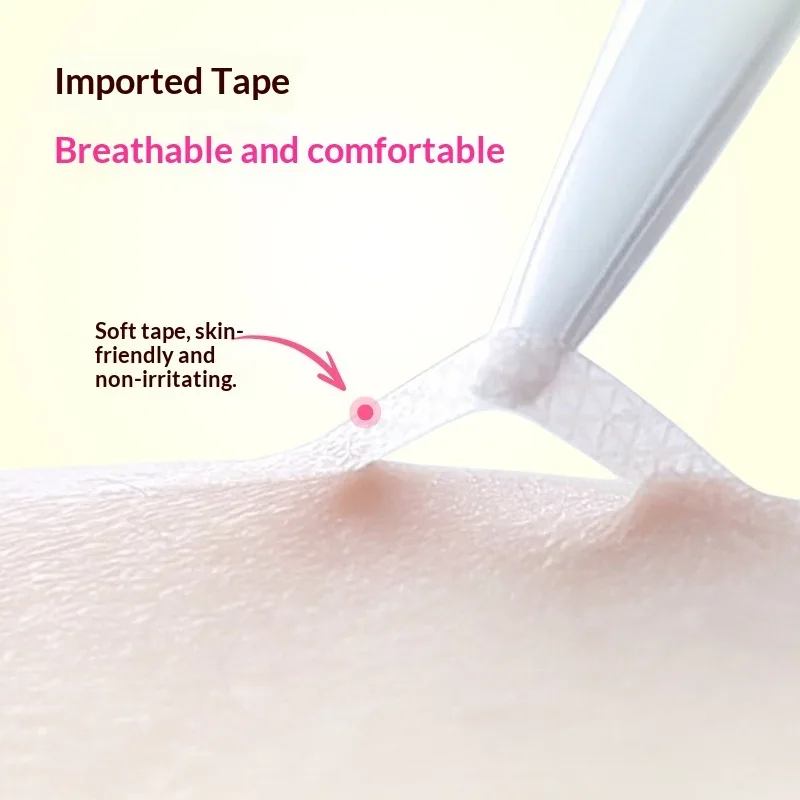 MOTONOZEN Invisible Eyelid Tape for Hooded Eyes, Seamless & Natural Look,Strong Hold Eye Strips Eyelid Sticker For Daily Use