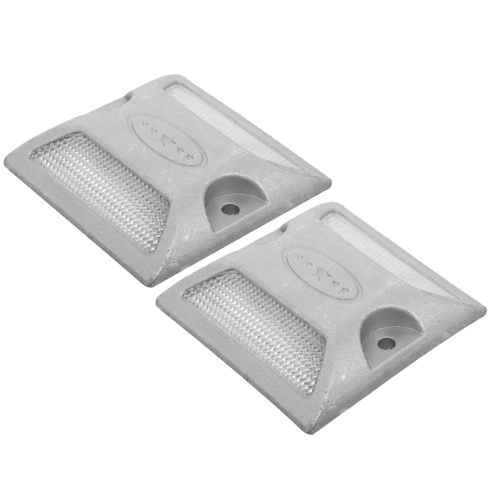 2 Pcs Reflective Heavy Duty Driveway Reflectors Markers Pavement Signs