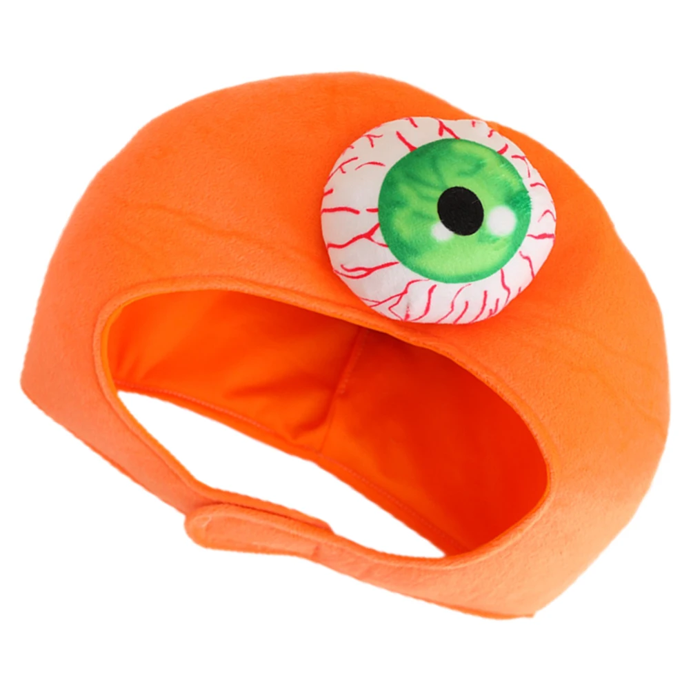 

Eyeball Headgear Halloween Hat Party Cosplay Costume Photo Prop Adjustable Size Comfortable Pp Cotton Scary Decorative
