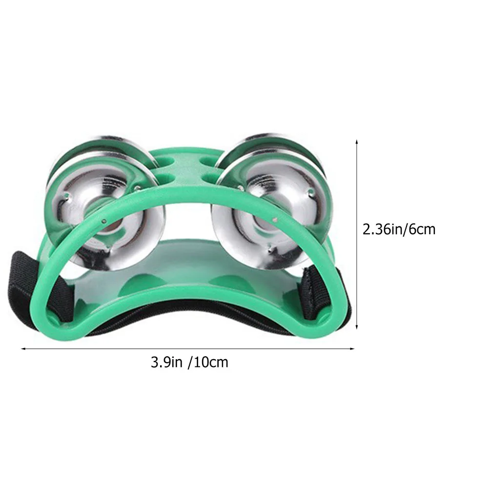 Tambourin de pied pour enfants, éducation musicale, son secouant, hochet, développement de l'attention du bébé, Instrument de Percussion, spectacle sur scène