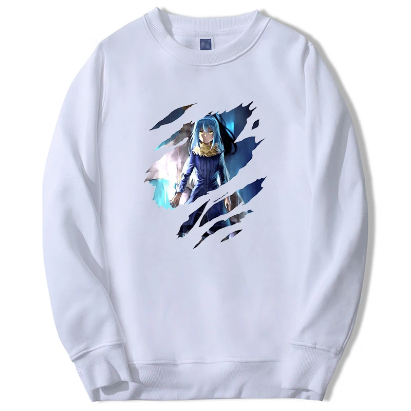 

Rimuru Tempest Anime That Time I Got Reincarnated As A Slime Hoodies Sweatshirts Fashion Casual Pullover Harajuku Streetwear