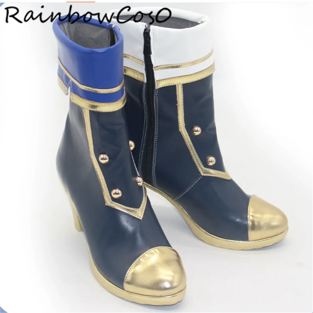 Aiba Uiha Virtual YouTuber VTuber Cosplay Schuhe Stiefel Spiel Anime Party Halloween RainbowCos0 W4779