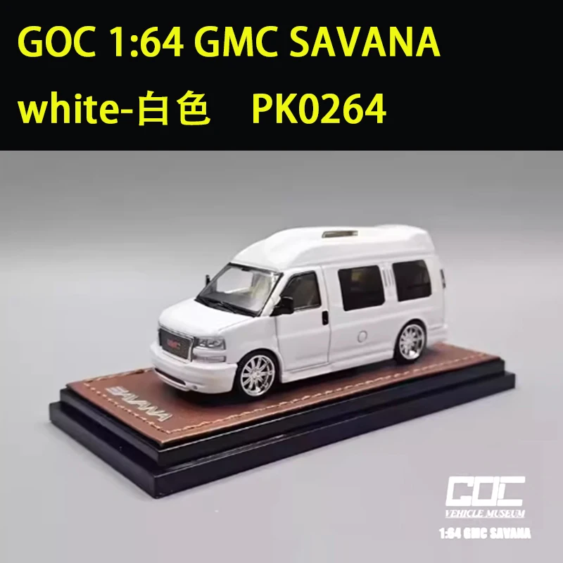 GOC Diecast 1:64 Scale GMC SAVANA SUV Alloy Car Model Static