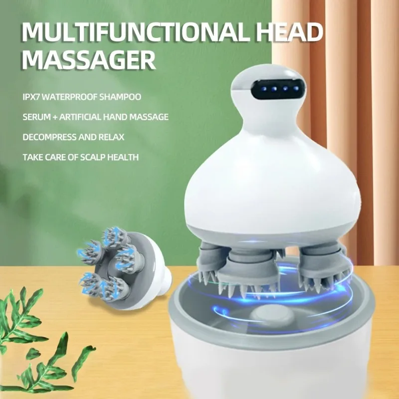 Intelligent 5-Claw Electric Head Massager, Multi-Function Scalp Massage for Stress Relief and Relaxation