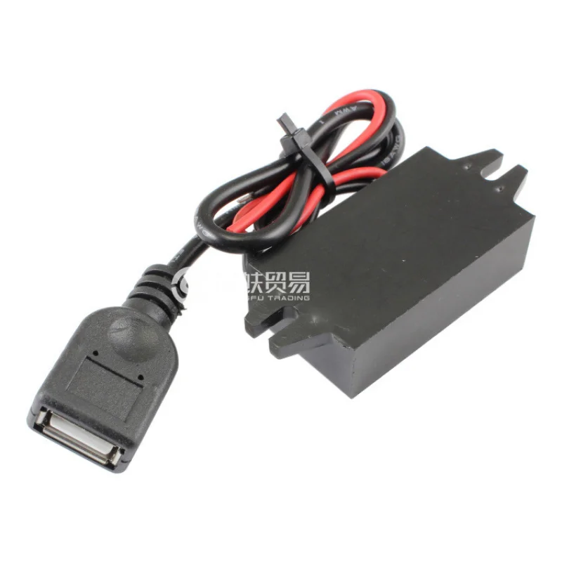 Muslimb Single PortUSB 5V 3apower Supply modulo Step-down Smart Car Power Supply