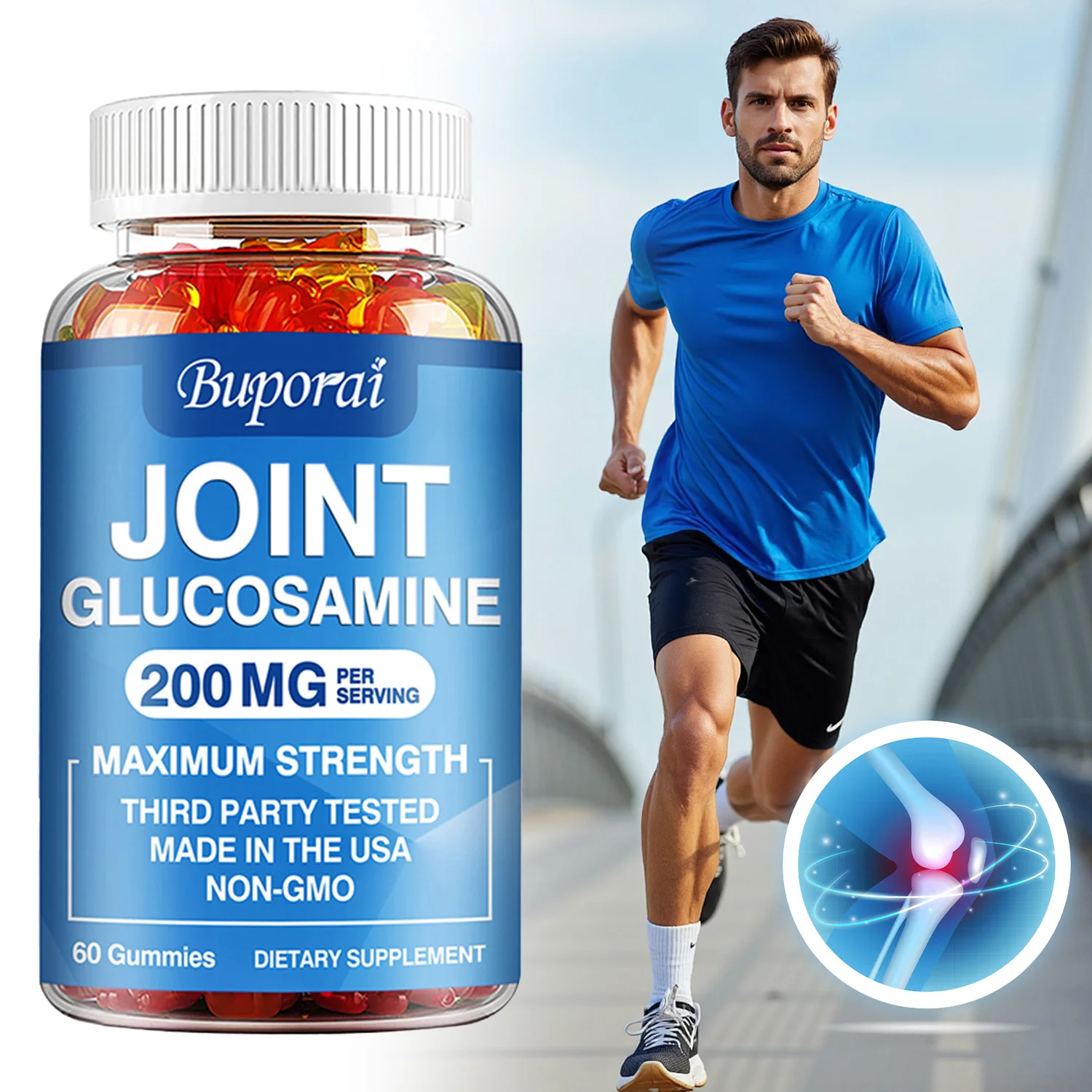 

Глюкозамин, хондроитинные жевательные конфеты — антиоксидант, силовые кости суставов, улучшают здоровье суставов, мышцы и нервы, против боли