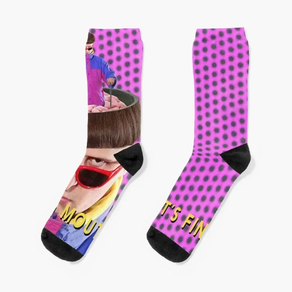 Oliver Tree Introspective Poster Design Socken Wandern Weihnachtsstrumpf Rugby Essential Damensocken Herren