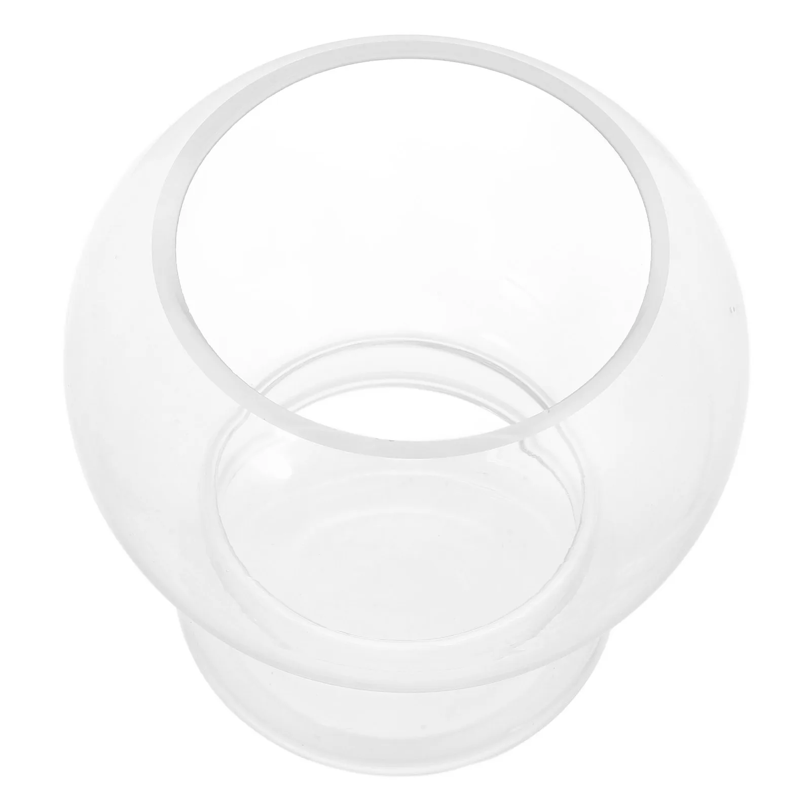 

Transparent Small Round Glass Bowl Mini Aquarium Desktop Fish Tank for Home Office Fish Breeding Glass Bowl Flowers