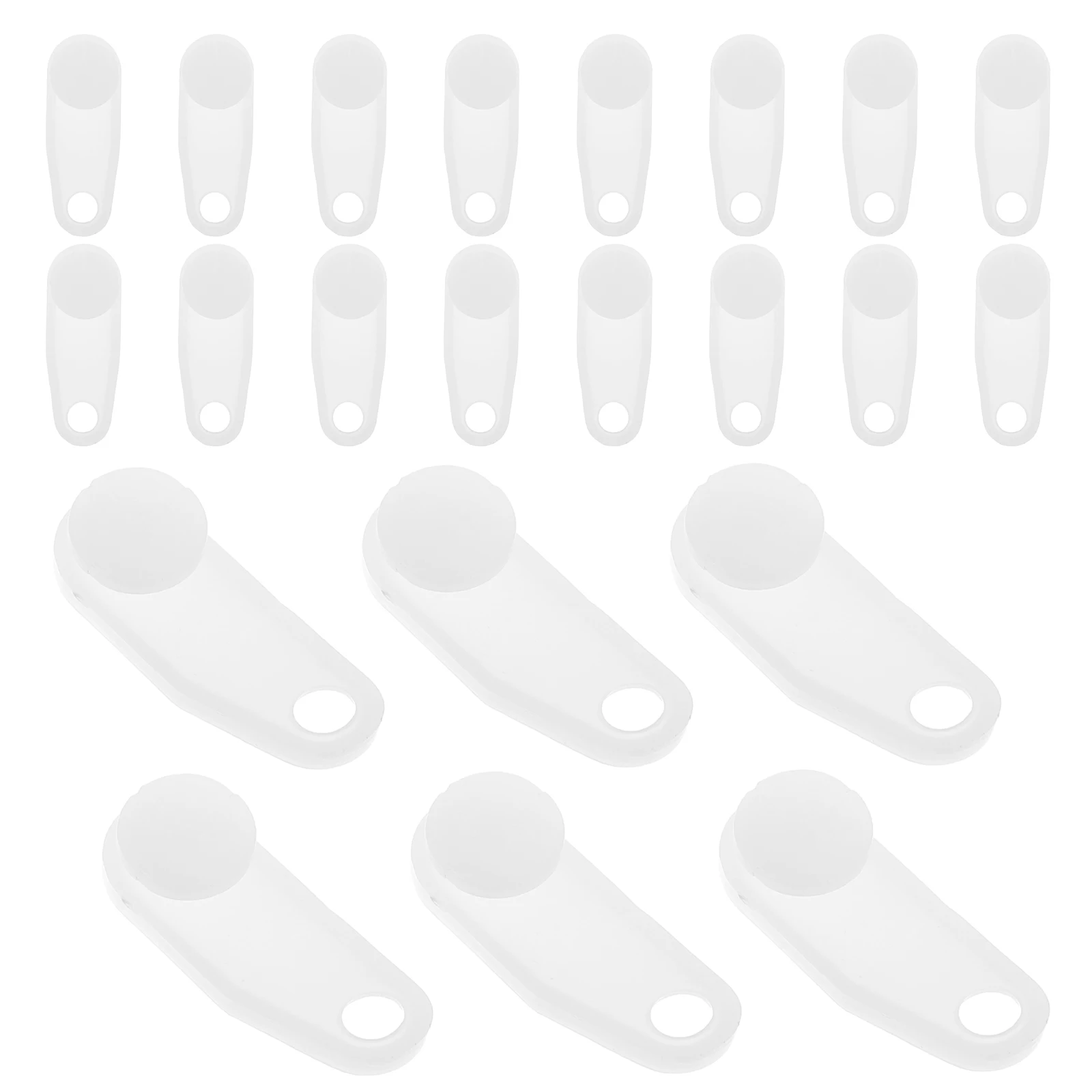 

30pcs Track Rollers Plastic Silent Runners For Window Closet Bedroom Office Curtain Glider Pulley Supply Home Curtain Accessory