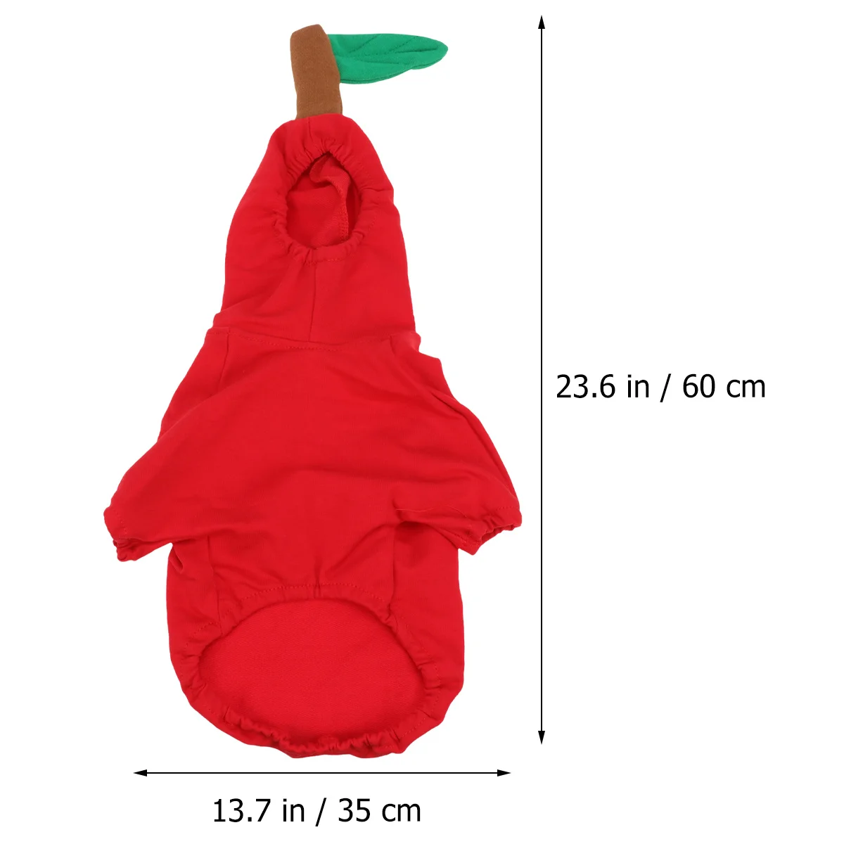 

Red Shaped Dog Clothes Pet Costume Funky Outfit Halloween Christmas Birthday Outdoor Supplies Dog Clothes Shaped Costume for Pet
