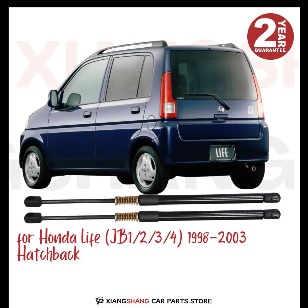 

2pcs Rear Damper for Honda Life (JB1/2/3/4) 1998-2003 Hatchback WITH SPRING Trunk Boot Gas Charged Gas Struts