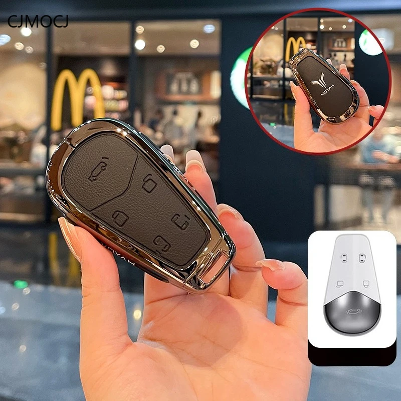 Premium Zinc Alloy Key Cover Case for Voyah Dreamer PHEV Pro / Max / Ultra (2026) - Protective Key Fob Shell Keybag Keychain