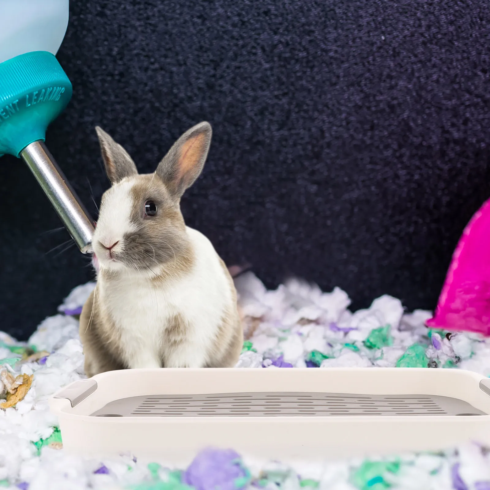 

Rabbit Litter Box Bunny Potty Small Cage Ferret Hamster Training Pet Supply Non Slip Easy Cleaning Toilet