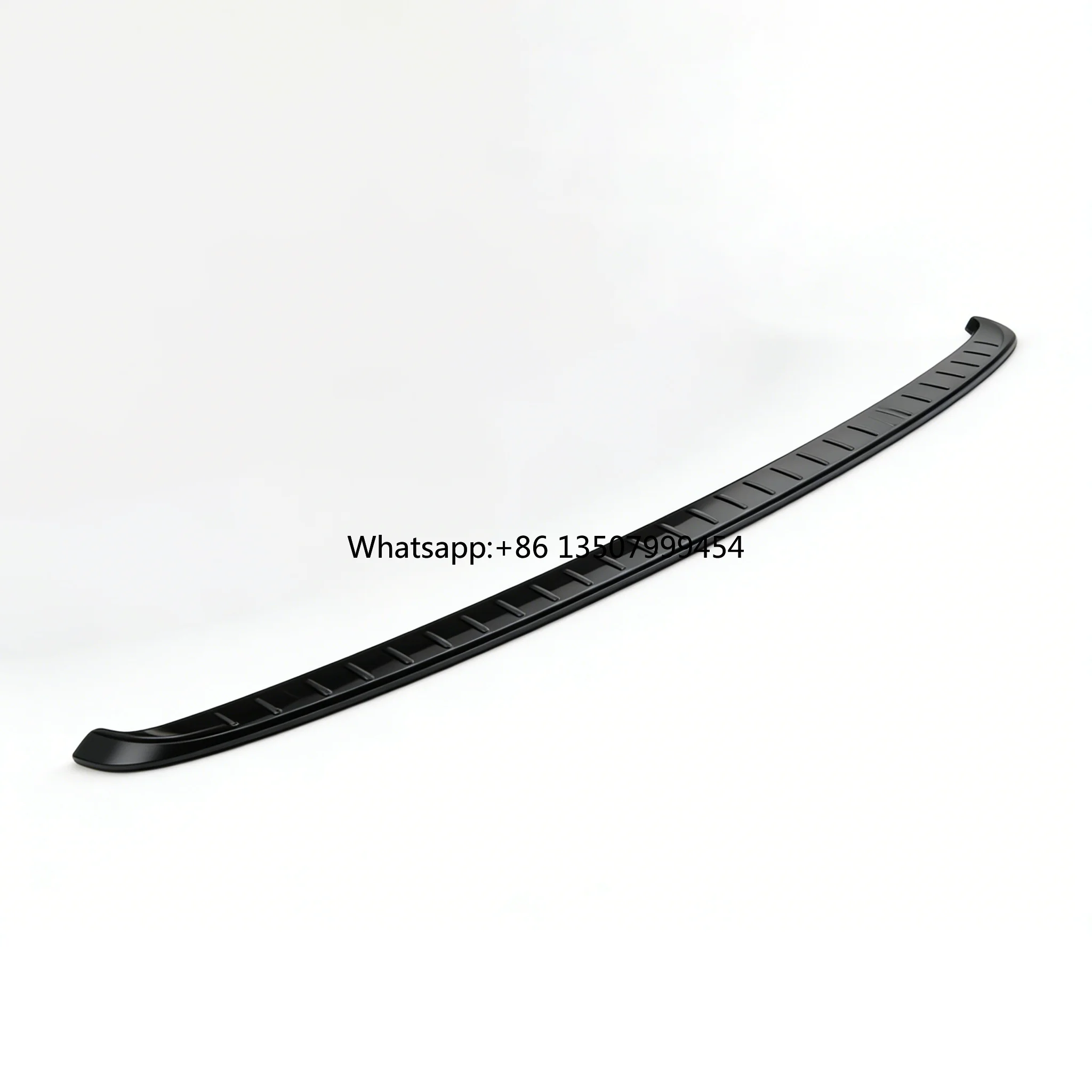 New  V  Rear Bumper Stripe High Quality Black ABS Car Exterior Trim with Clips Replacement