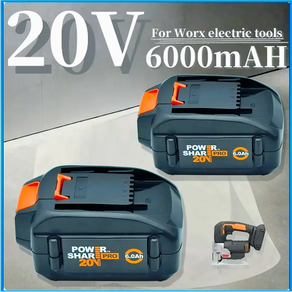

For WORX brand new genuine WA3578 - PowerShare 20V 6.0AH lithium-ion large-capacity battery lithium ion battery 18650.00