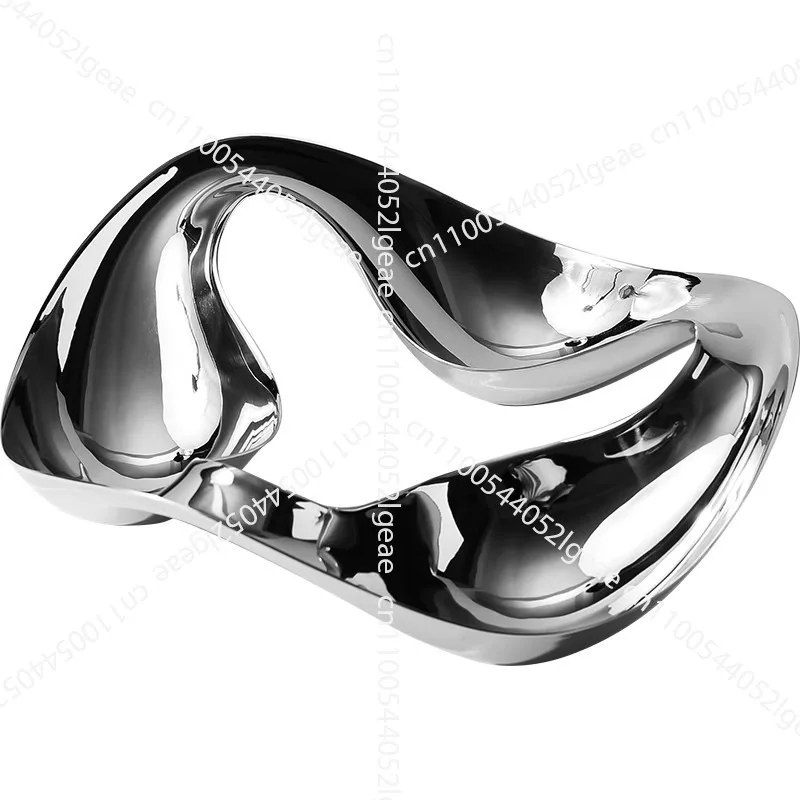 

Storage plate creative living room coffee table ornament light luxury snack plate special-shaped fruit plate