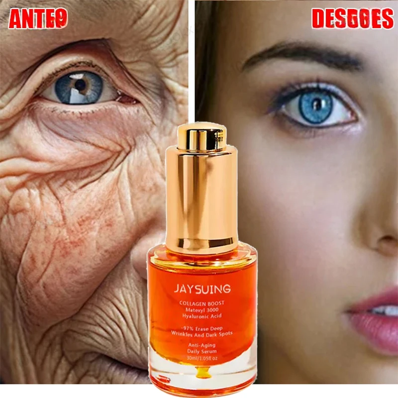 Collagen Wrinkle Remover Face Serum Anti Aging Lifting Firming Essence Fade Fine Lines Whitening Moisturizing Beauty Skin Care