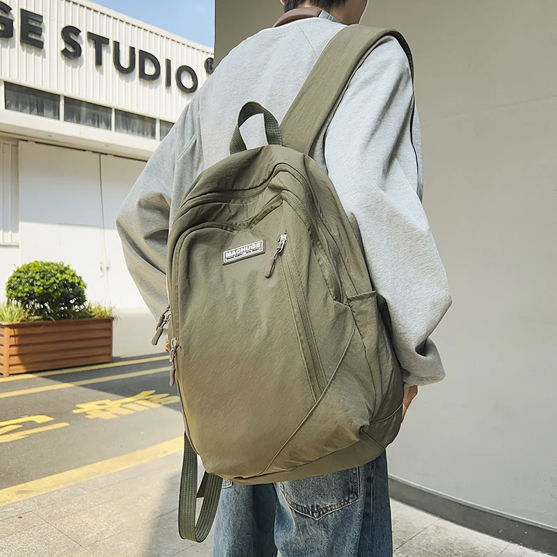 

Fashion Unisex Backpacks Nylon Women Anti-theft Shoulder Bags New School Bag for Teenager Girls Casual School Backapck Female