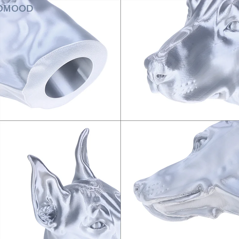 

3D Printed Dog Shape Trailer Coupling Cover Cap Hitch Ball Cover for Rust Prevention & Hitch Decor