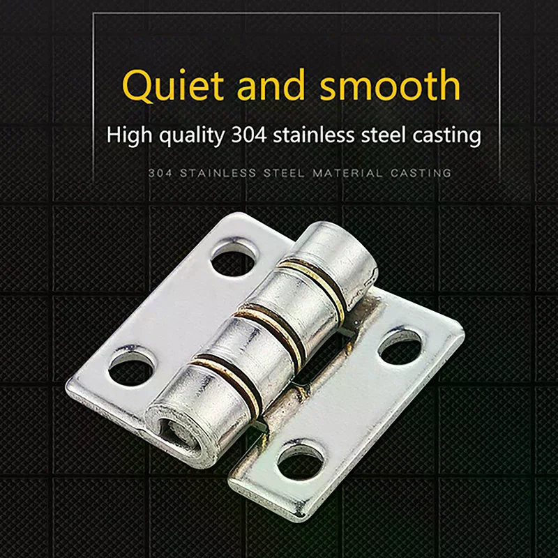 Thicken 304 Stainless Steel Miniature Loose Small Hinge High Quality Durable Flat Silent Hinge For Aluminum Doors Bathroom Doo