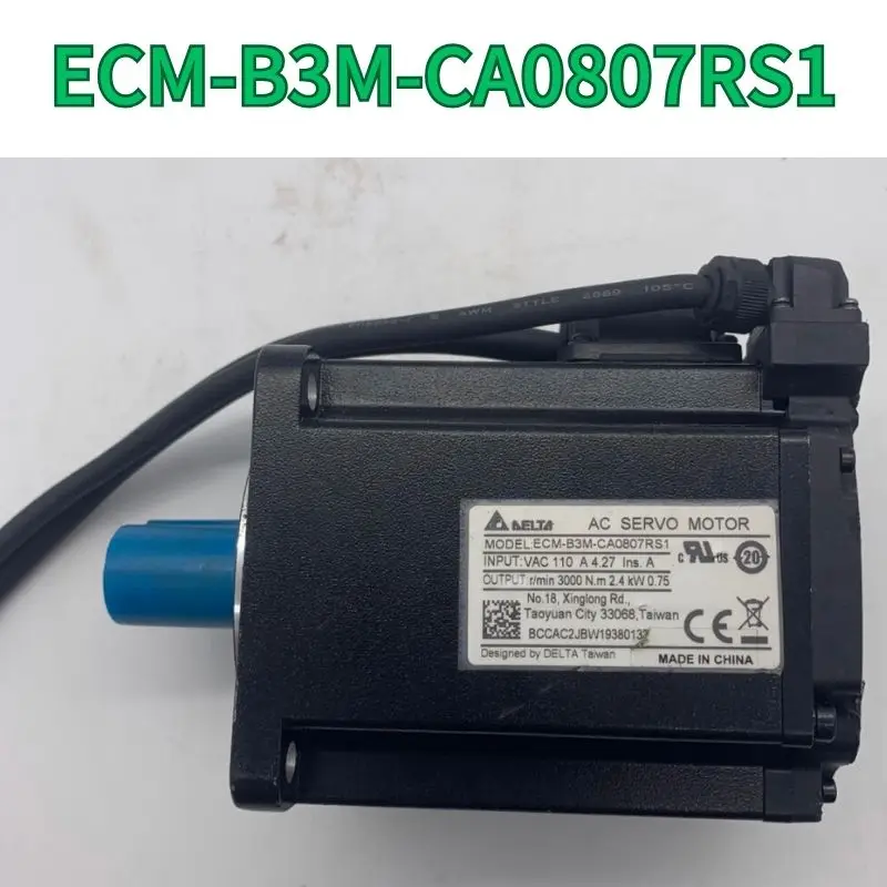 second-hand B3 750w absolute motor ECM-B3M-CA0807RS1 test OK Fast Shipping