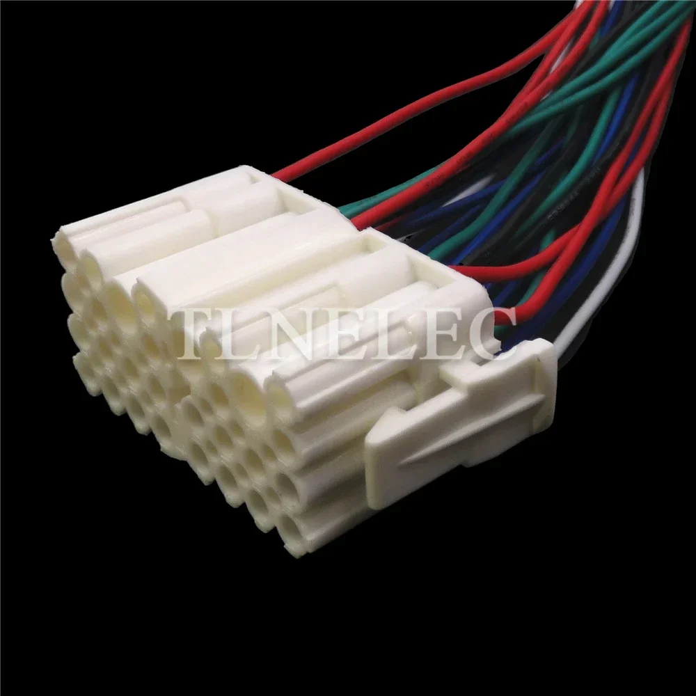29 Pin Way Auto Audio Unsealed Socket with Wires Car Navigation Wire Plug Auto Reversing Mirror Electrical Connectors For Nissan