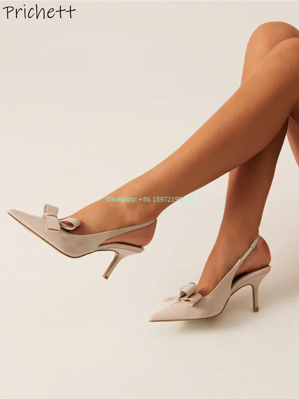 Black Butterfly Knot Sandals Pointy Toe Thin Heels Slip On Slingback Solid Stiletto Shoes Women's Elegant Casual Official Shoes